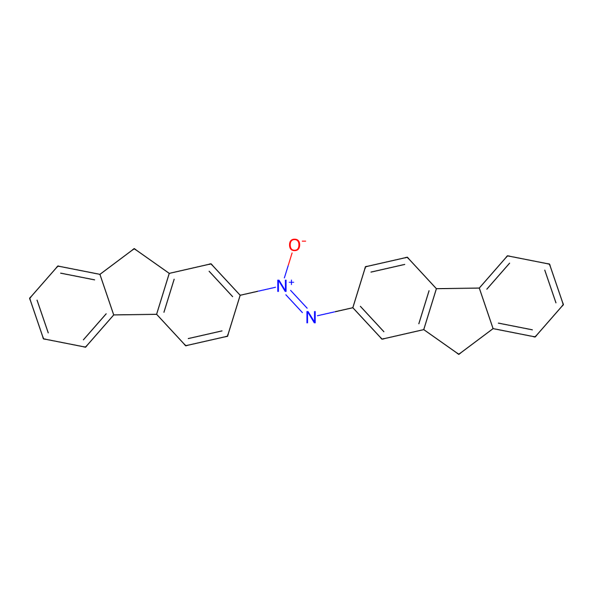 2,2'-Azoxyfluorene molecular structure, CAS 15961-88-3