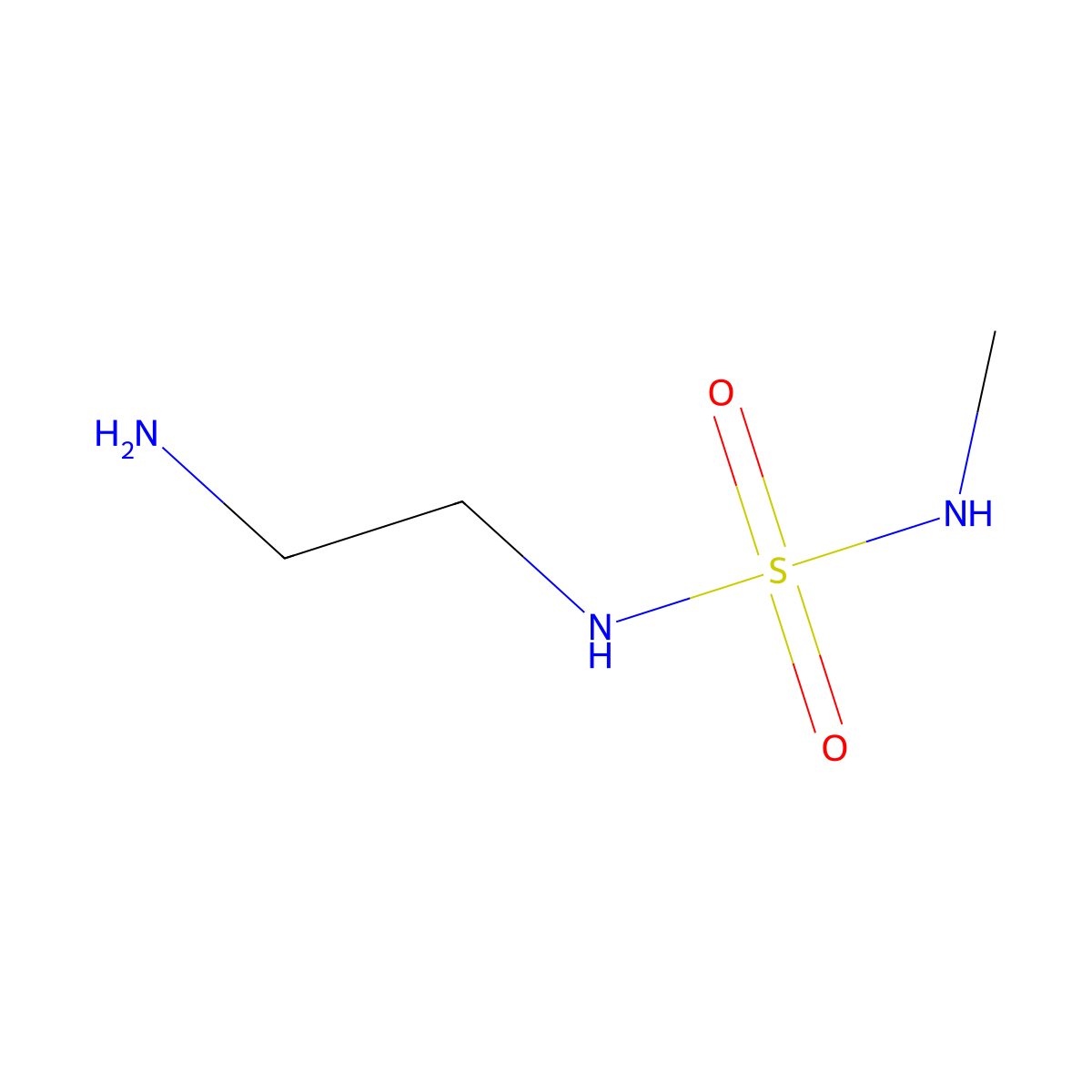 (2-Aminoethyl)(methylsulfamoyl)amine molecular structure, CAS 1596113-40-4