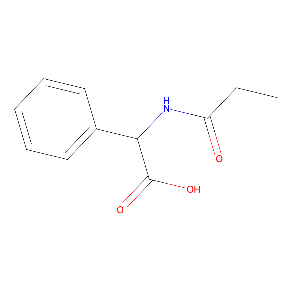 2-Phenyl-2-propanamidoacetic acid molecular structure, CAS 15962-45-5