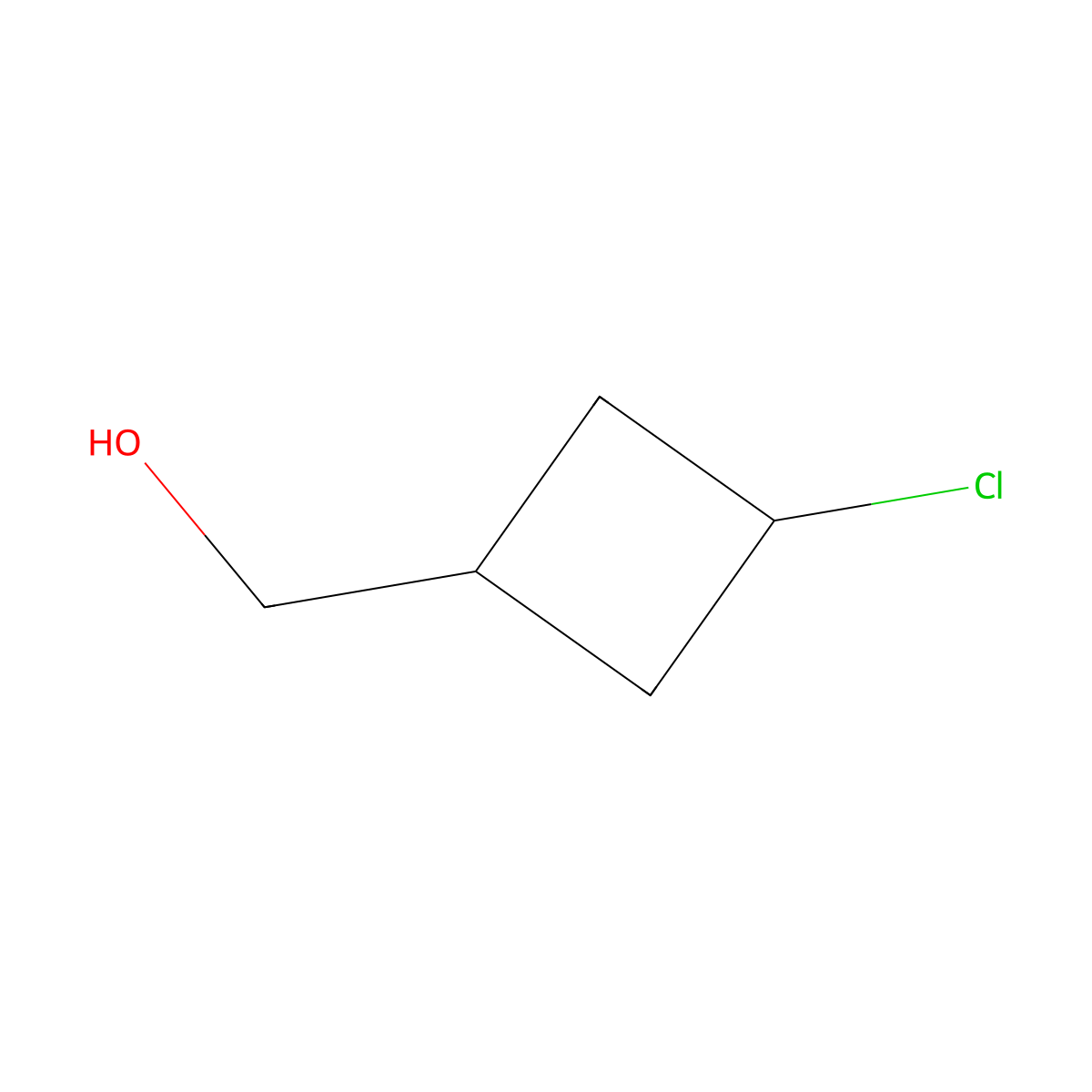 (3-Chlorocyclobutyl)methanol molecular structure, CAS 15963-47-0