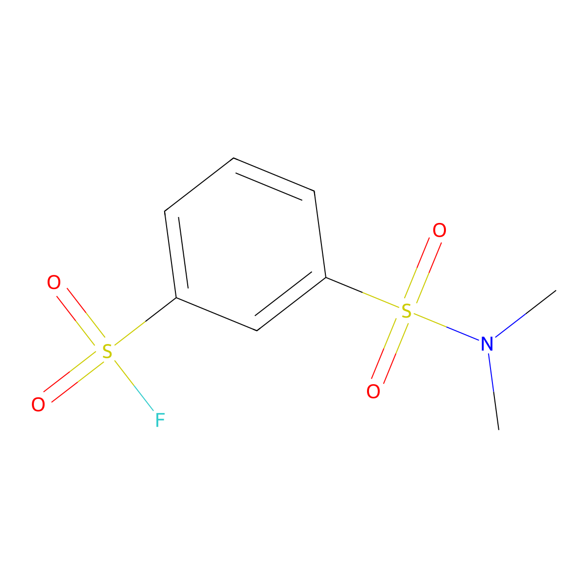 3-(Dimethylsulfamoyl)benzene-1-sulfonyl fluoride molecular structure, CAS 1596662-88-2