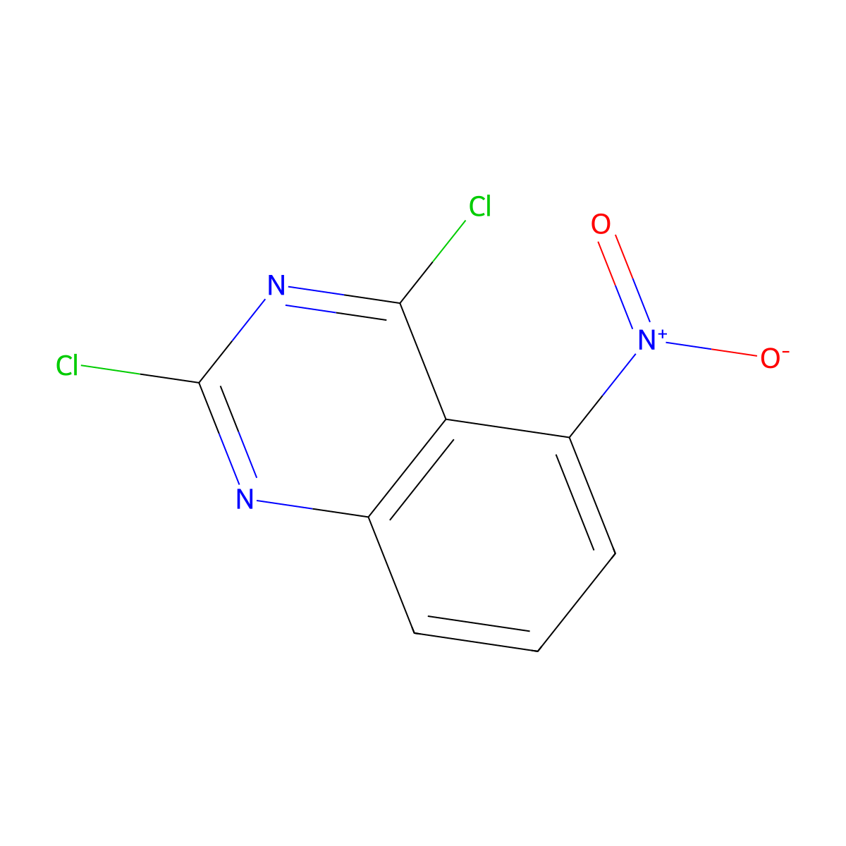 2,4-Dichloro-5-nitroquinazoline molecular structure, CAS 1596737-83-5