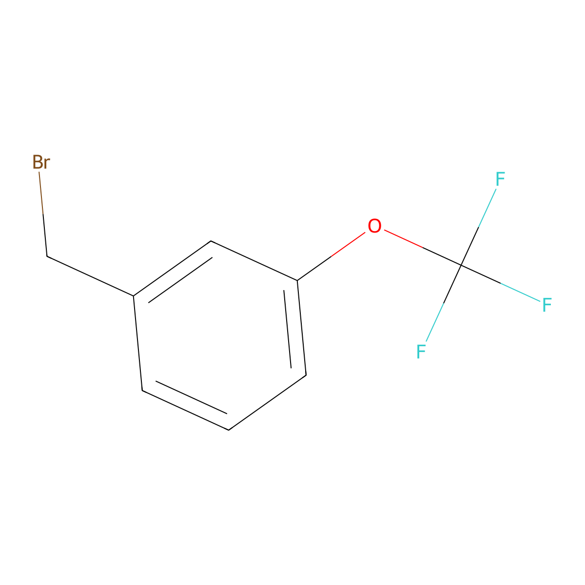 1-(Bromomethyl)-3-(trifluoromethoxy)benzene molecular structure, CAS 159689-88-0