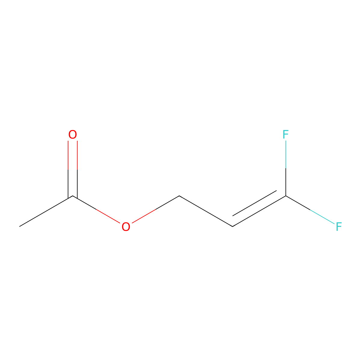 3,3-Difluoroallyl acetate molecular structure, CAS 1597-40-6