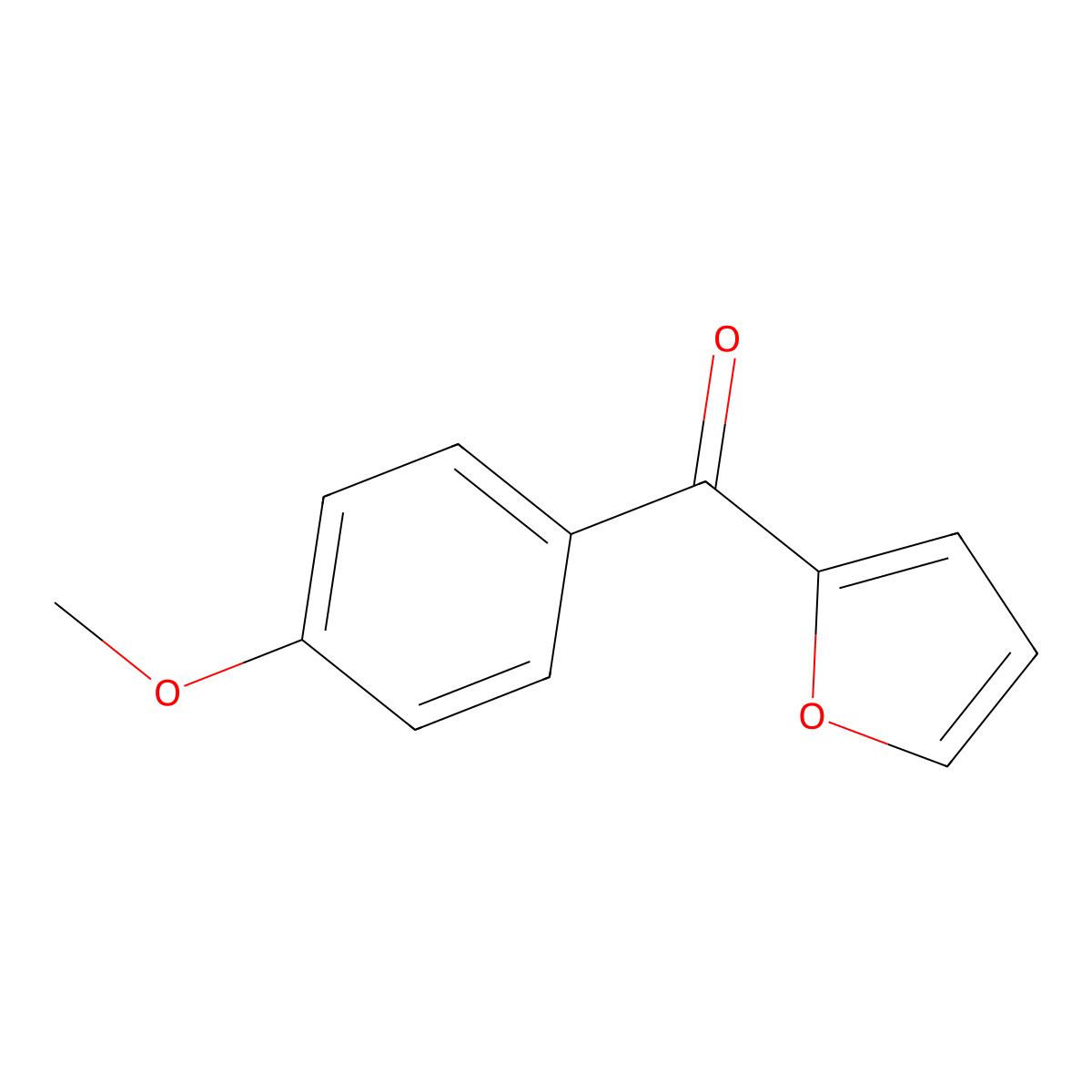2-[(4-Methoxyphenyl)carbonyl]furan molecular structure, CAS 15970-74-8