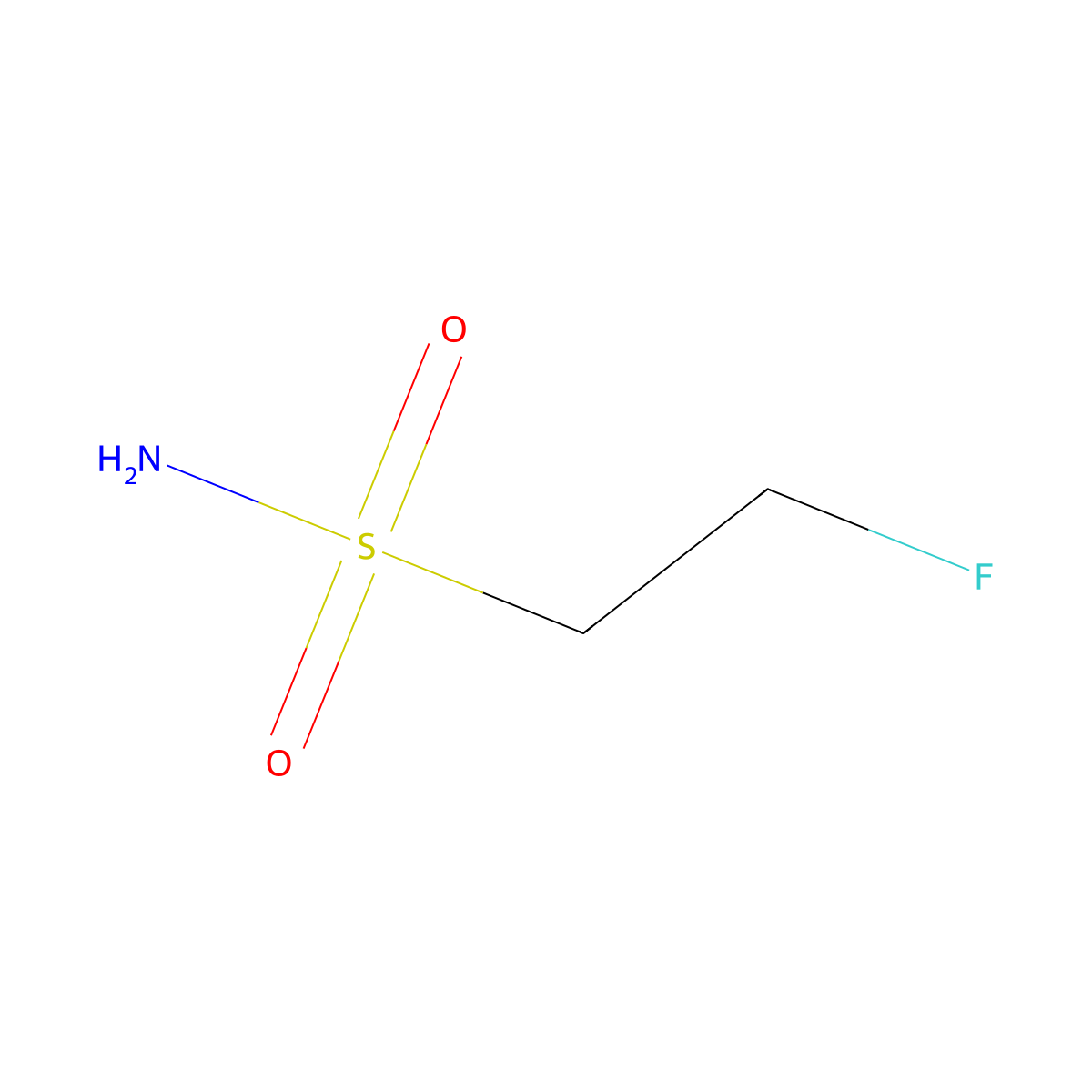 2-Fluoroethane-1-sulfonamide molecular structure, CAS 1597055-53-2