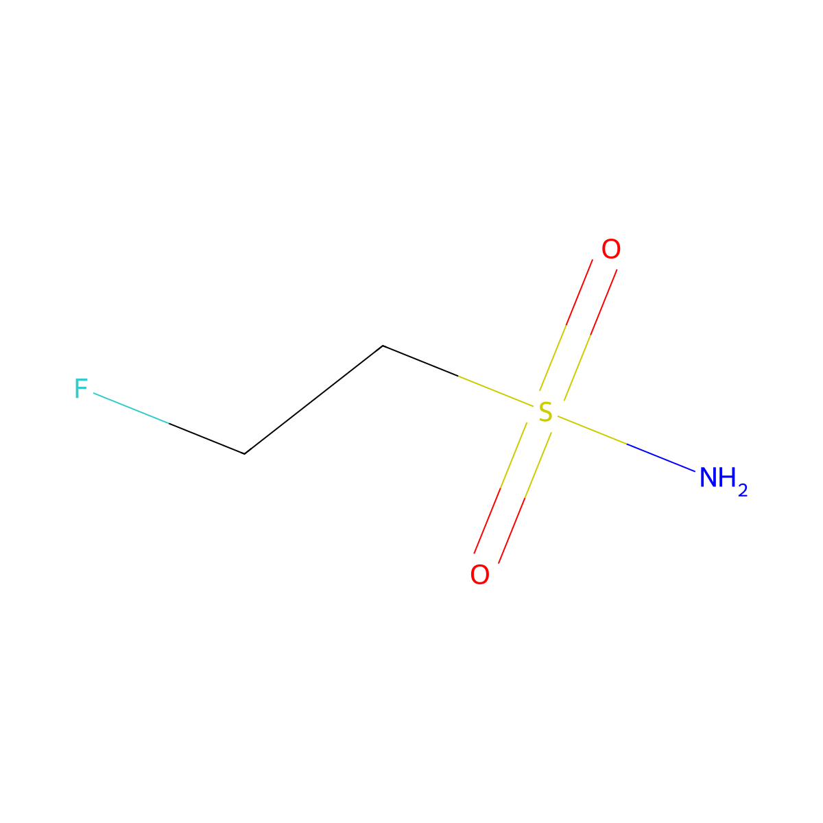 2-Fluoroethane-1-sulfonamide molecular structure, CAS 1597055-53-2