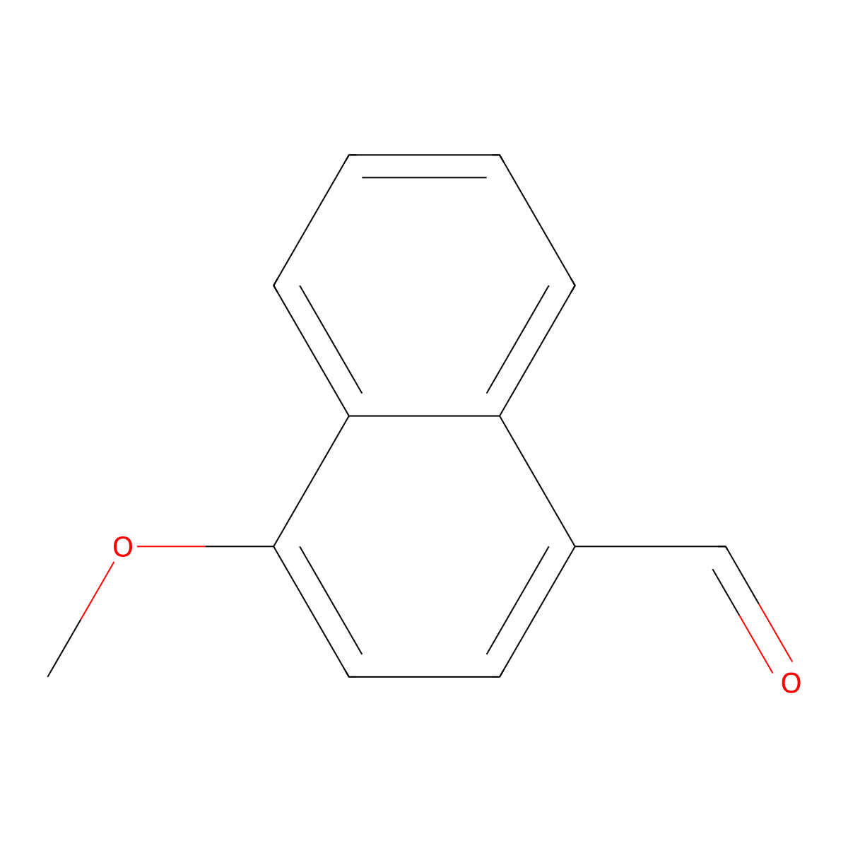 4-Methoxy-1-naphthaldehyde molecular structure, CAS 15971-29-6