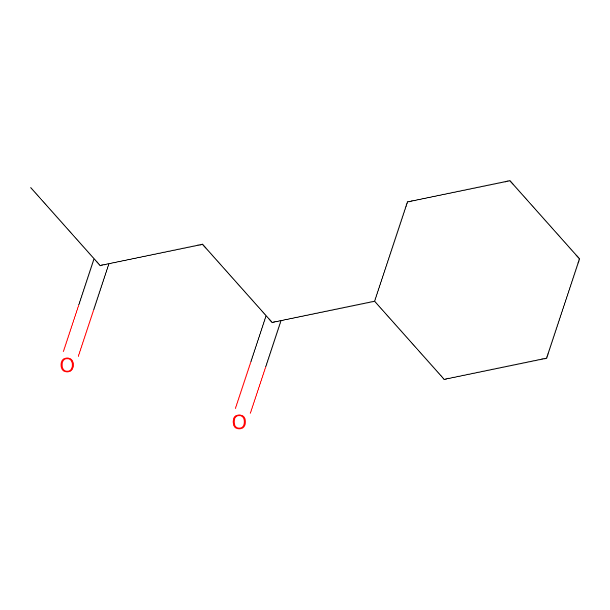 1-Cyclohexylbutane-1,3-dione molecular structure, CAS 15972-15-3