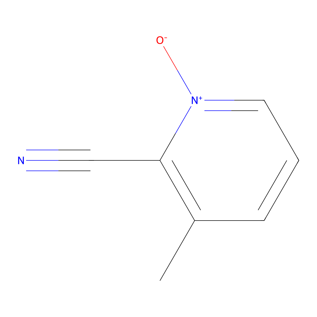 2-Cyano-3-methylpyridine 1-oxide molecular structure, CAS 159727-88-5