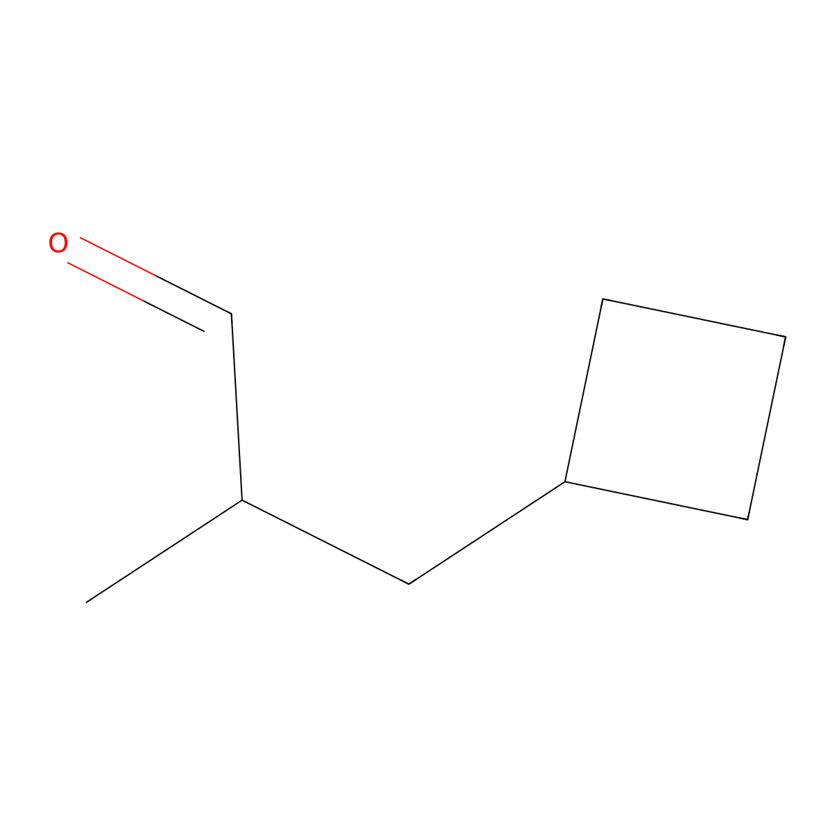 3-Cyclobutyl-2-methylpropanal molecular structure, CAS 1597274-95-7