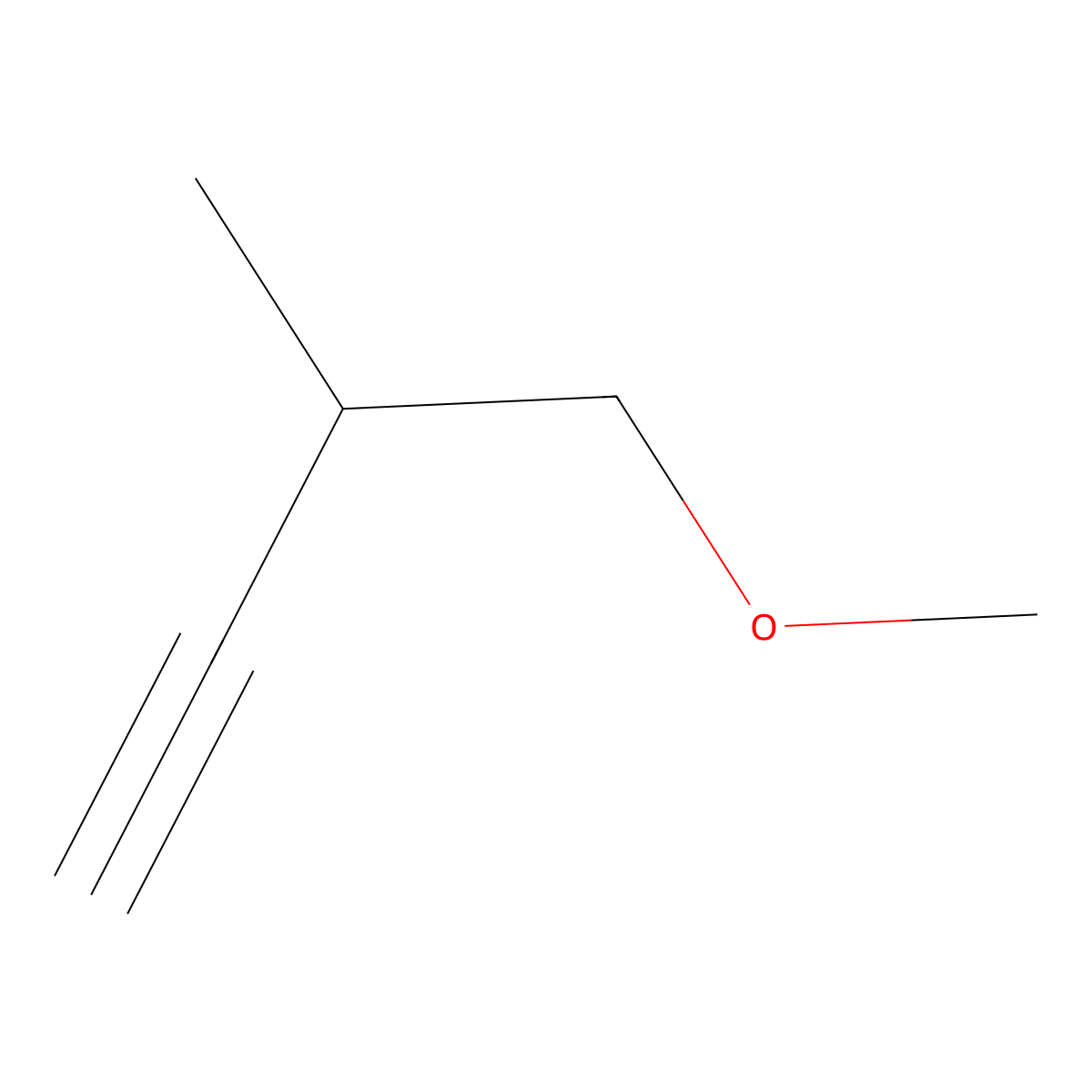 4-Methoxy-3-methylbut-1-yne molecular structure, CAS 1597299-35-8