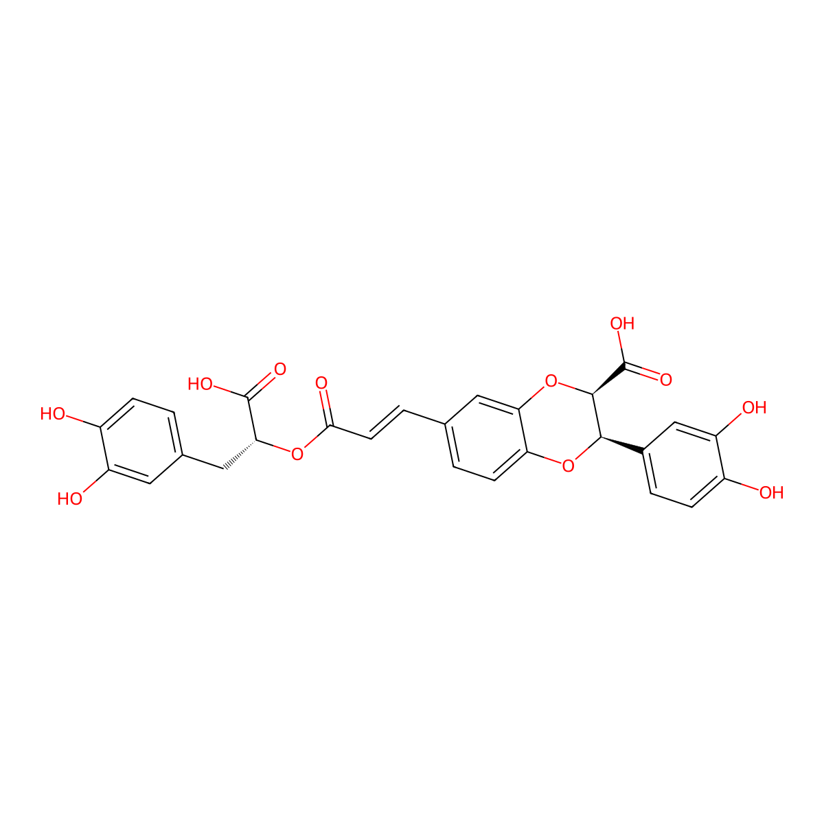 Clinopodic Acid E molecular structure, CAS 159736-38-6