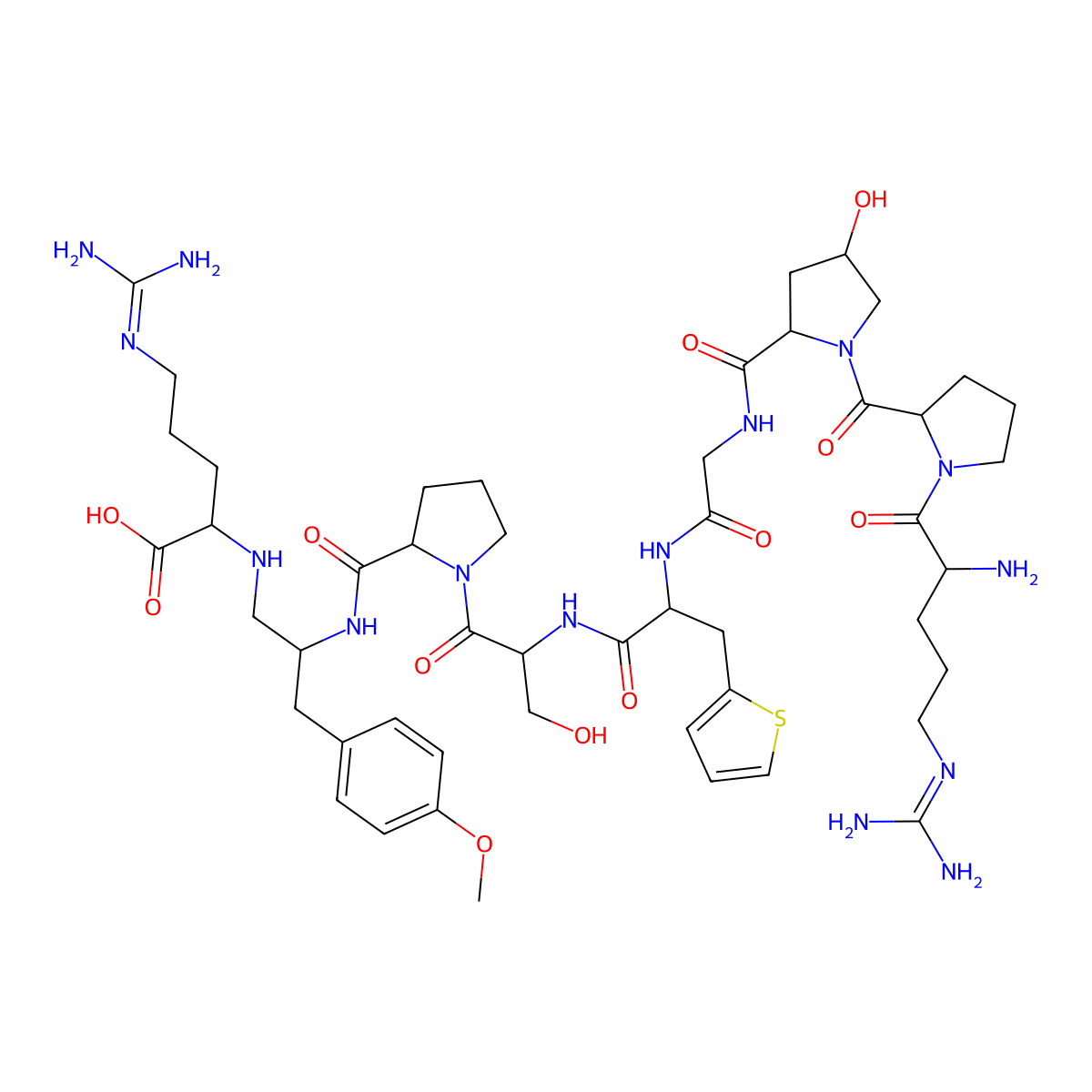 Labradimil molecular structure, CAS 159768-75-9
