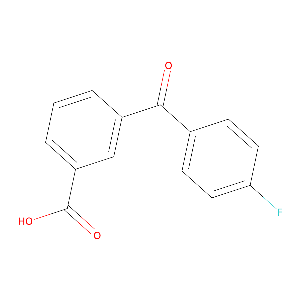 3-(4-Fluorobenzoyl)benzoic acid molecular structure, CAS 159782-00-0