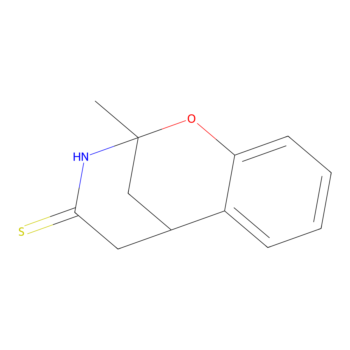 9-Methyl-8-oxa-10-azatricyclo[7.3.1.0,2,7]trideca-2,4,6-triene-11-thione molecular structure, CAS 1597868-84-2