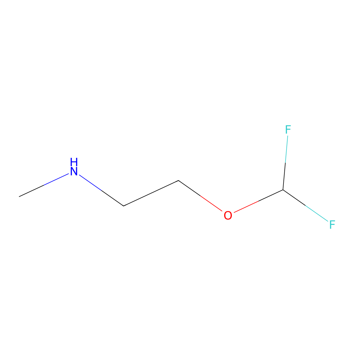 [2-(Difluoromethoxy)ethyl](methyl)amine molecular structure, CAS 1597948-65-6