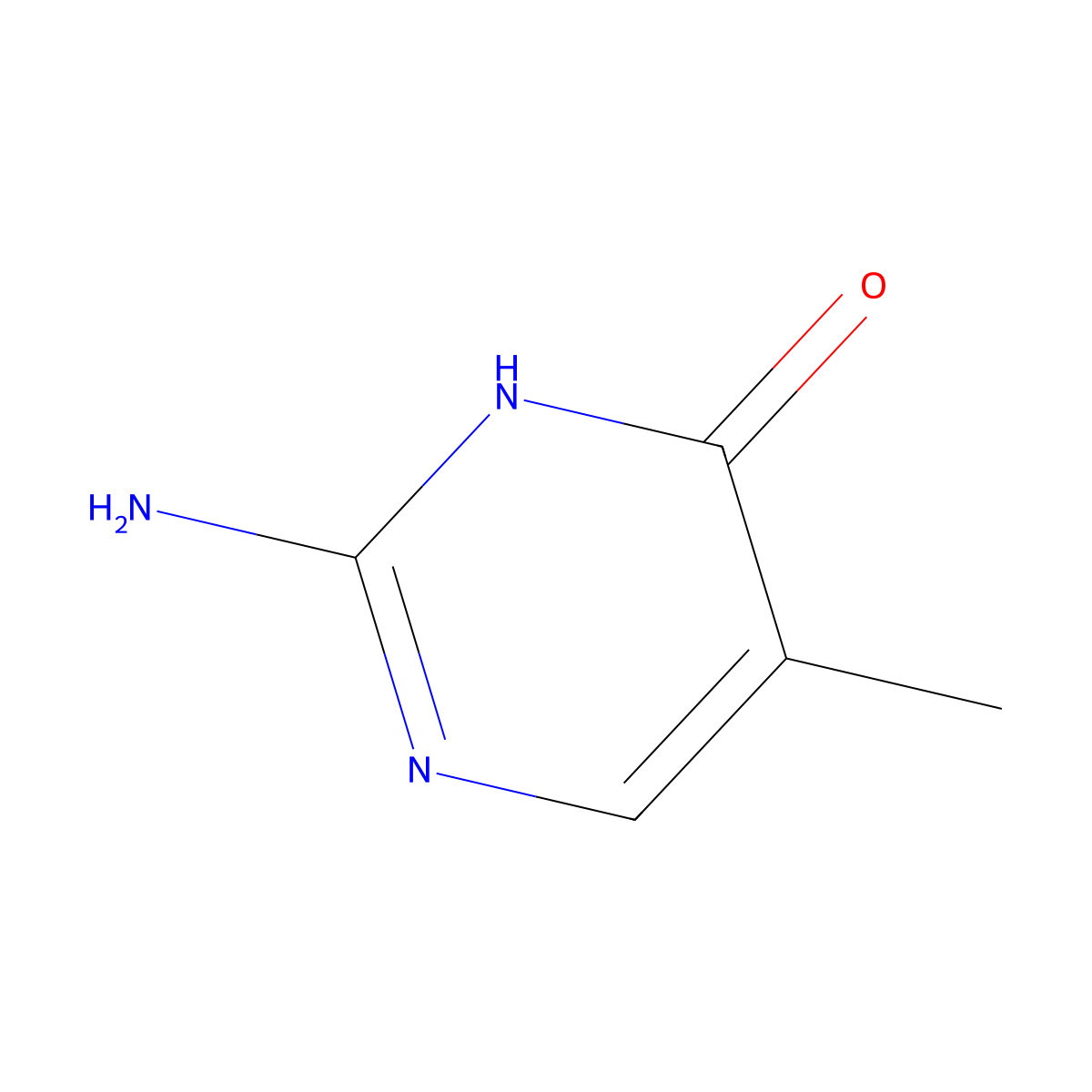 5-Methylisocytosine molecular structure, CAS 15981-91-6