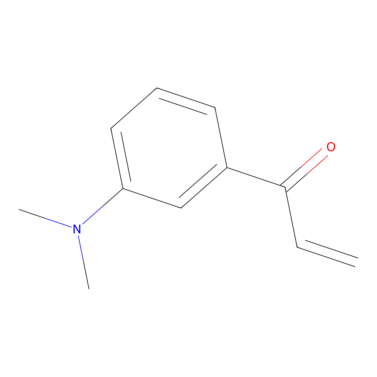 1-[3-(Dimethylamino)phenyl]prop-2-en-1-one molecular structure, CAS 1598176-09-0