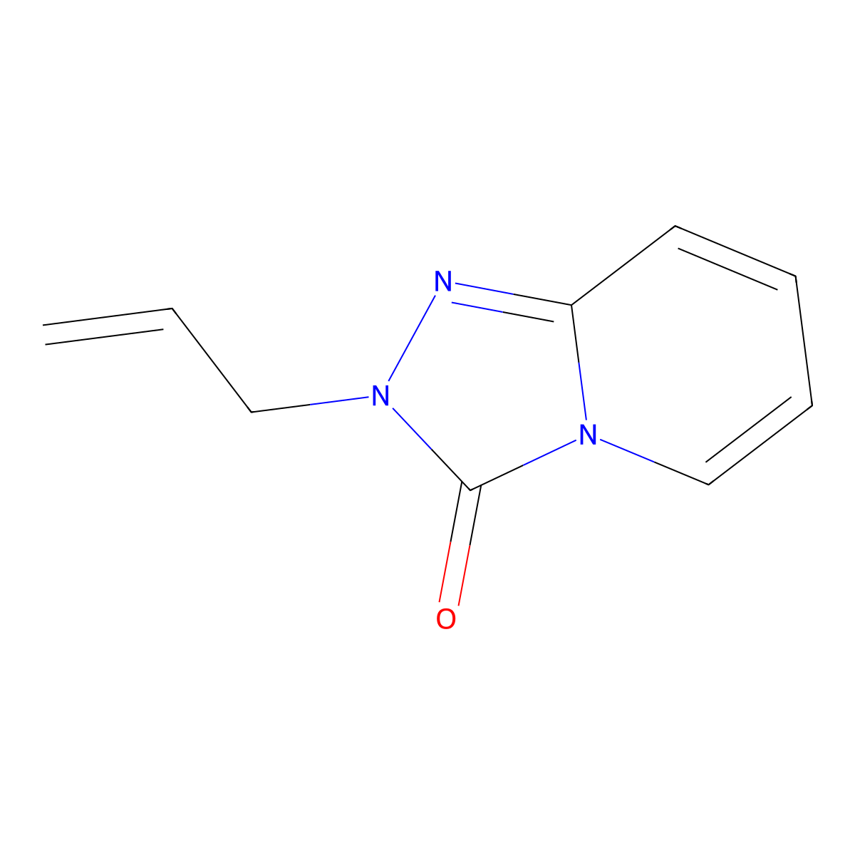 2-(prop-2-en-1-yl)-2H,3H-(1,2,4)triazolo(4,3-a)pyridin-3-one molecular structure, CAS 1598245-53-4