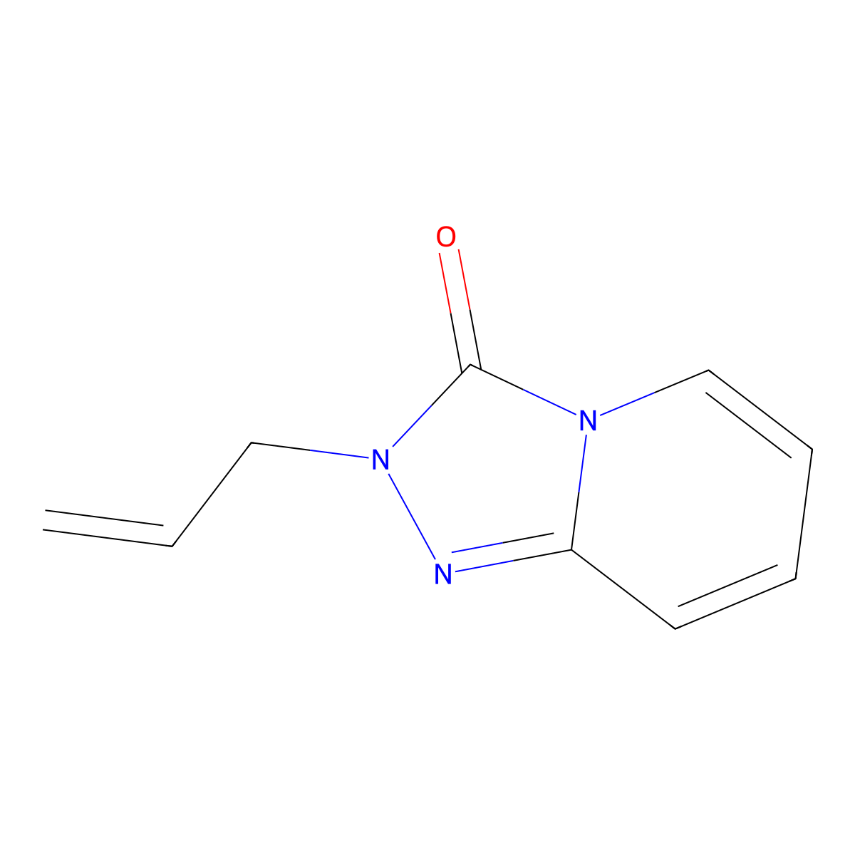 2-(prop-2-en-1-yl)-2H,3H-(1,2,4)triazolo(4,3-a)pyridin-3-one molecular structure, CAS 1598245-53-4