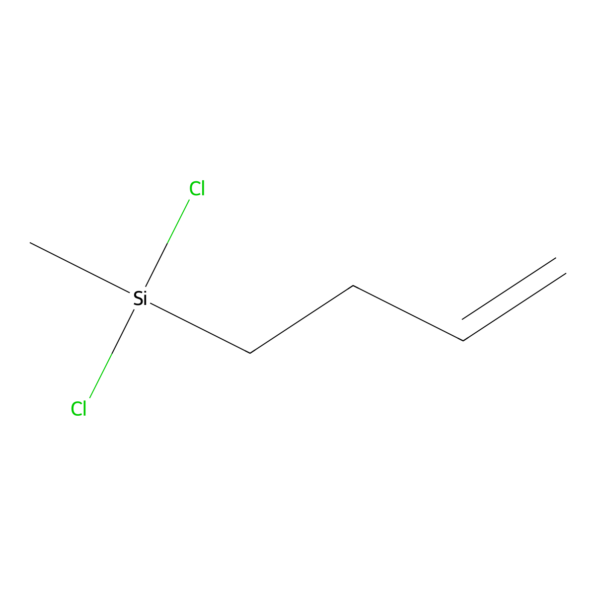 (But-3-en-1-yl)(dichloro)methylsilane molecular structure, CAS 15983-86-5