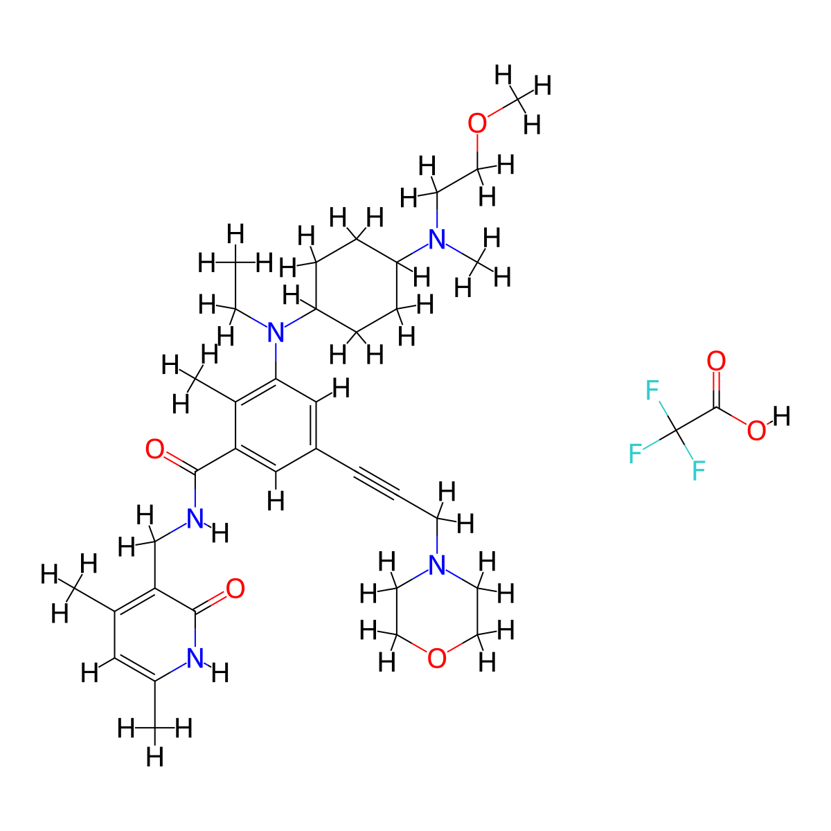 EPZ011989 trifluoroacetate molecular structure, CAS 1598383-41-5