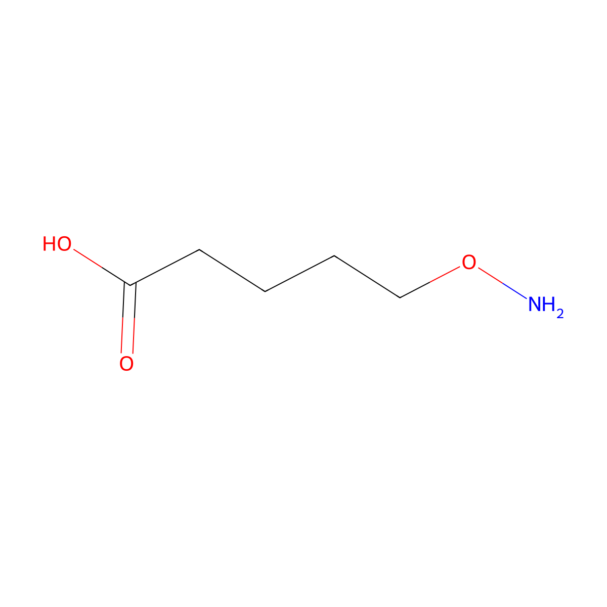 5-(Aminooxy)pentanoic acid molecular structure, CAS 15985-52-1