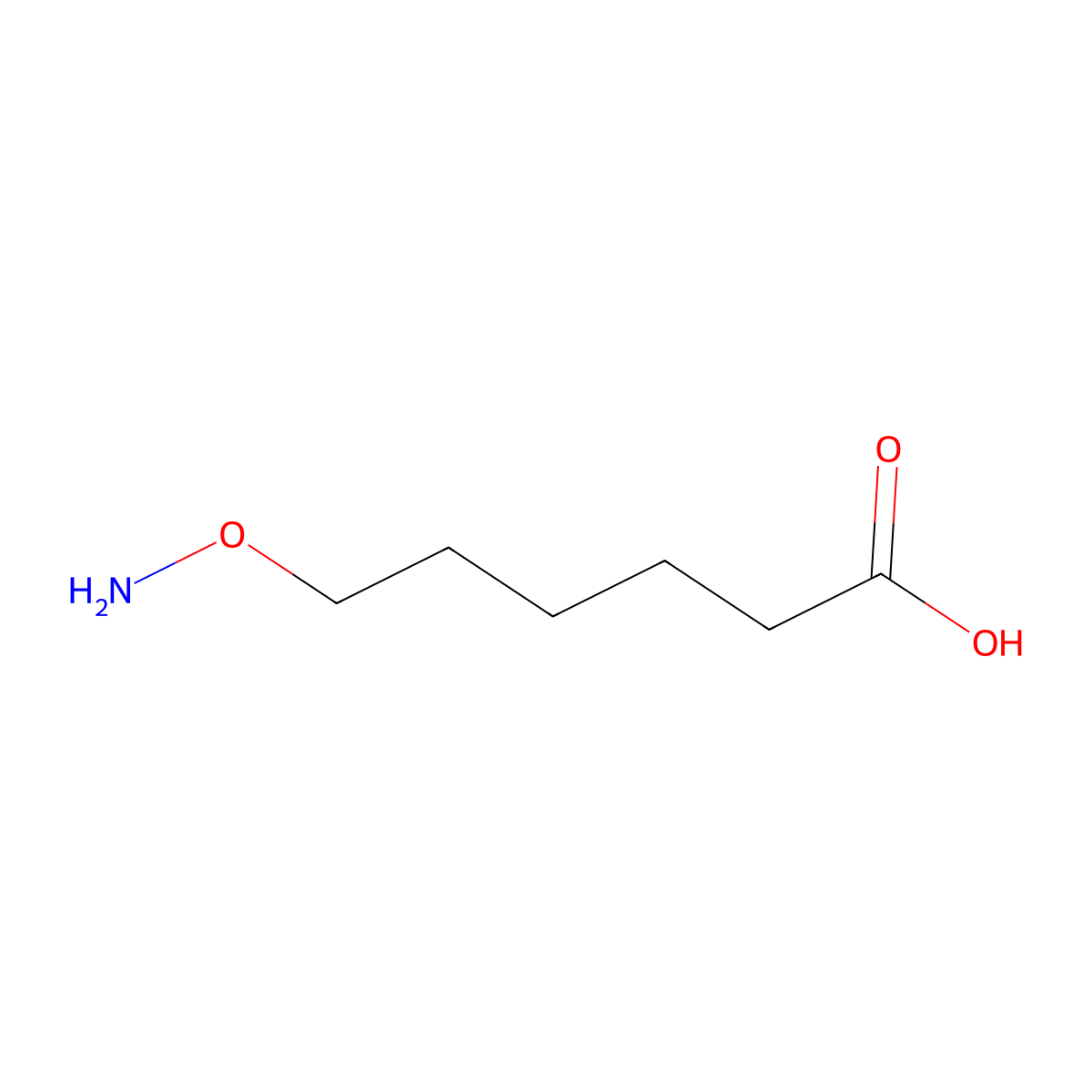 6-(Aminooxy)hexanoic acid molecular structure, CAS 15985-53-2