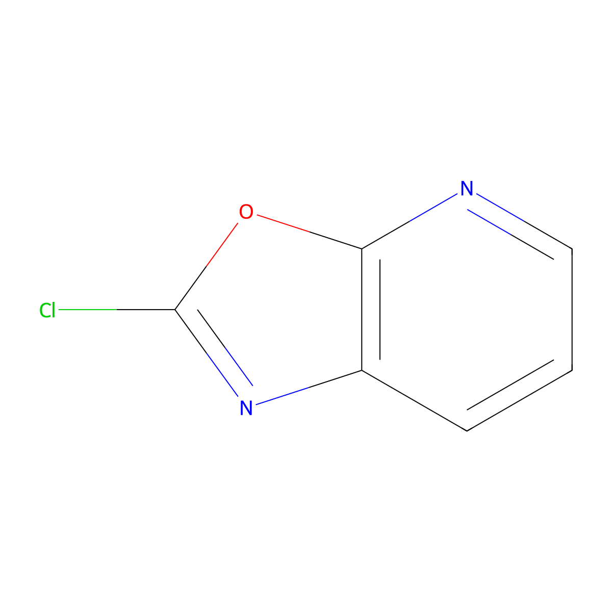 2-Chlorooxazolo[5,4-b]pyridine molecular structure, CAS 159870-95-8