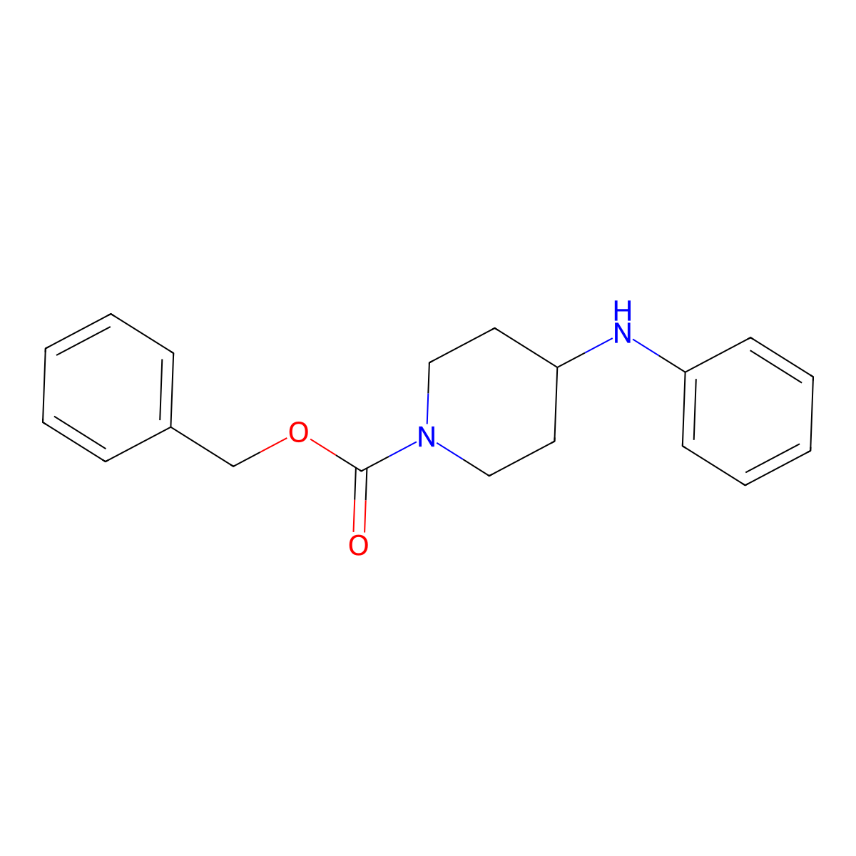 4-Phenylamino-piperidine-1-carboxylic acid benzyl ester molecular structure, CAS 159874-18-7