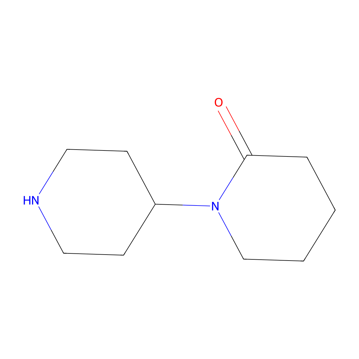 [1,4'-Bipiperidin]-2-one molecular structure, CAS 159874-26-7