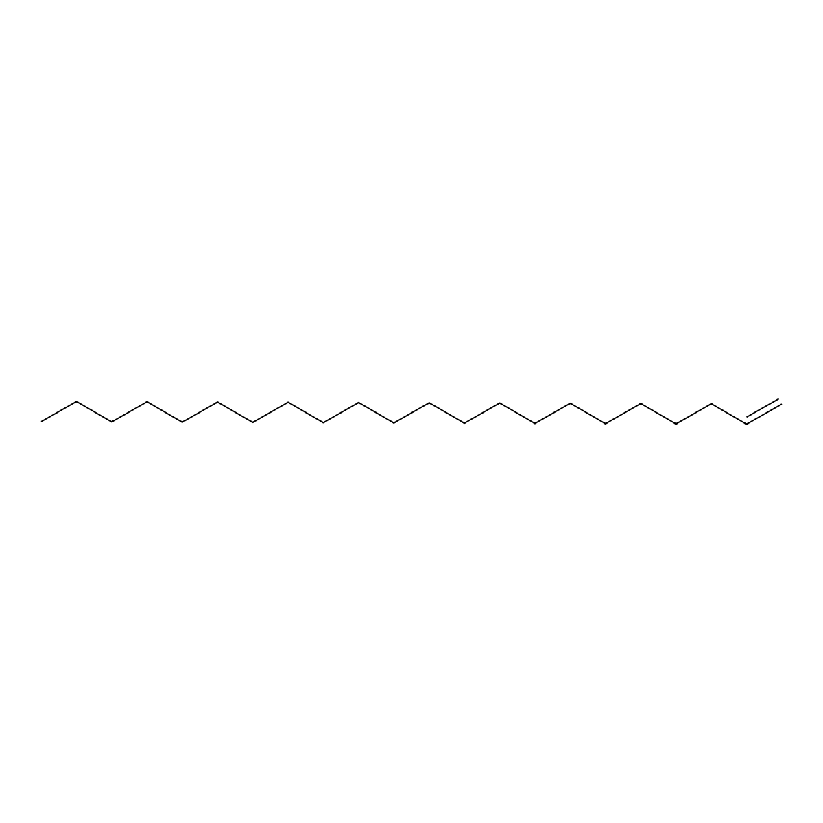 1-Docosene molecular structure, CAS 1599-67-3