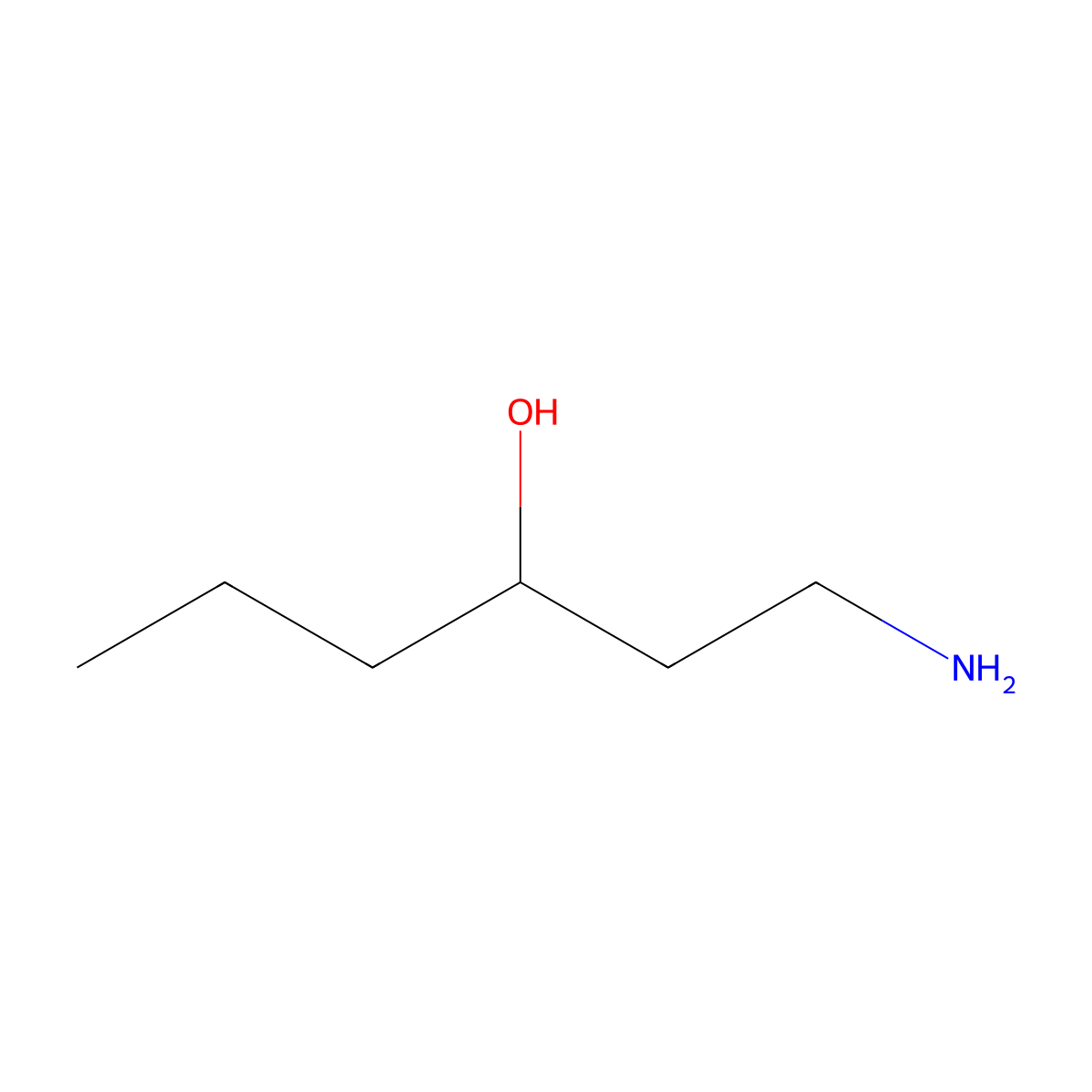 1-Aminohexan-3-ol molecular structure, CAS 15991-62-5