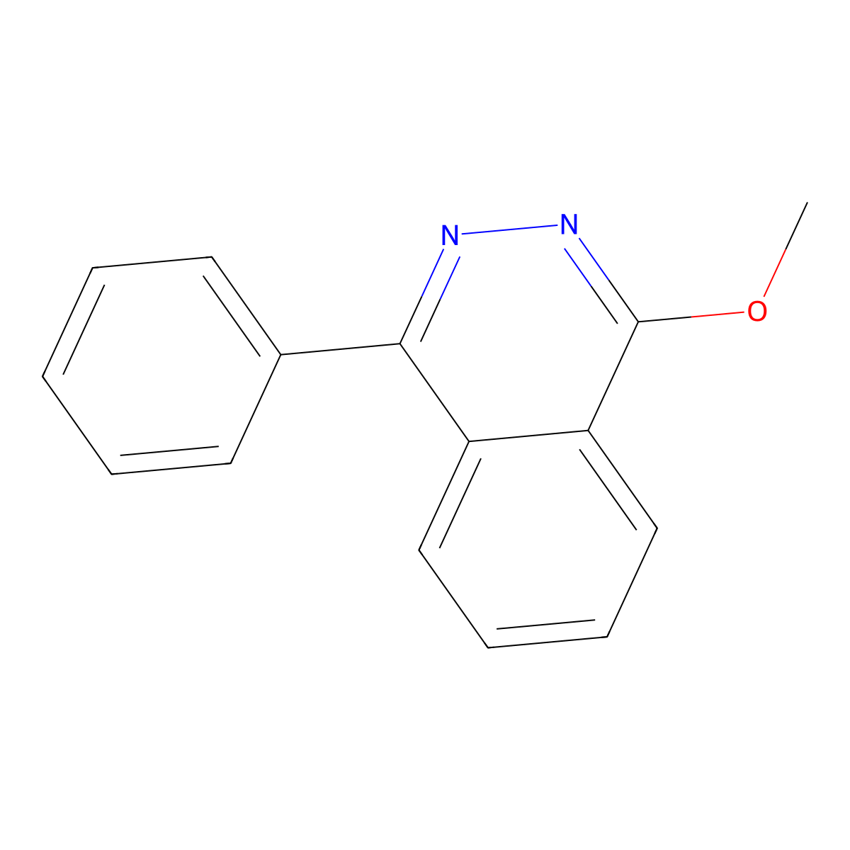 1-Methoxy-4-phenylphthalazine molecular structure, CAS 15994-77-1
