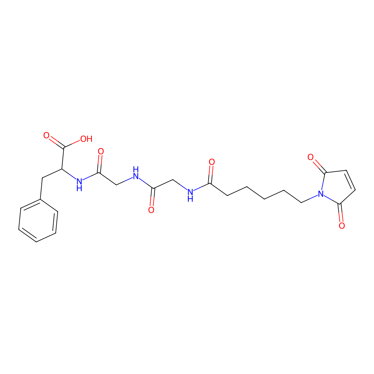 MC-Gly-Gly-Phe molecular structure, CAS 1599440-15-9