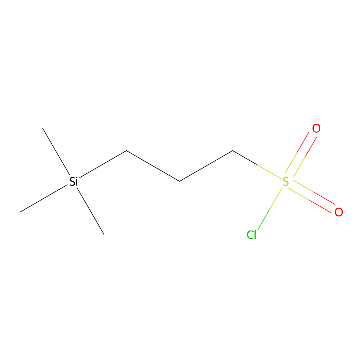 3-(Trimethylsilyl)propane-1-sulfonyl chloride molecular structure, CAS 159945-95-6