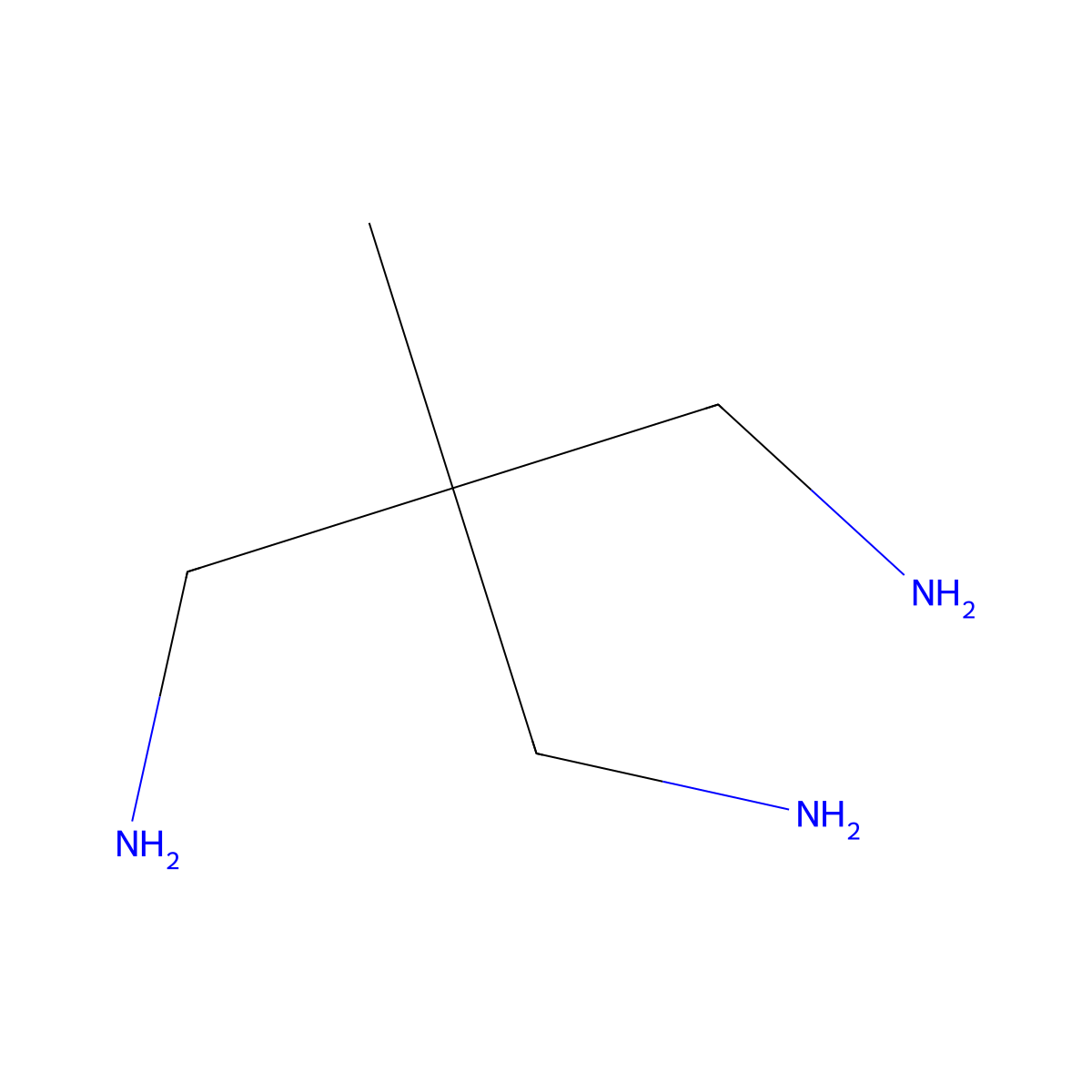 2-(Aminomethyl)-2-methyl-1,3-propanediamine molecular structure, CAS 15995-42-3