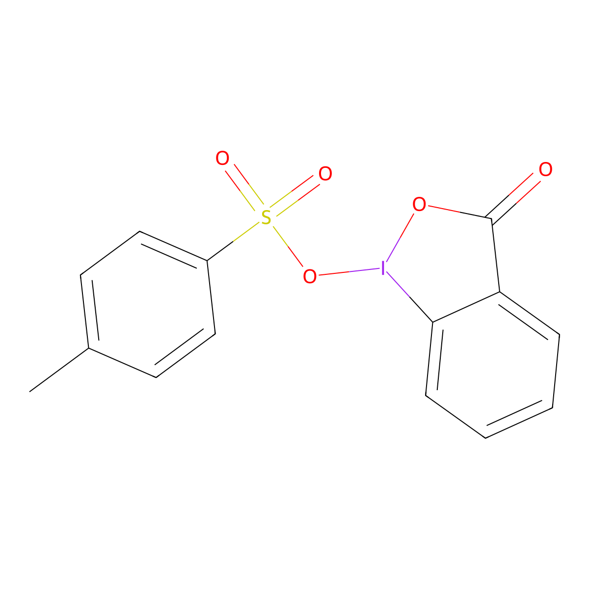 1-[[(4-Methylphenyl)sulphonyl]oxy]-1,2-benziodoxol-3(1H)-one molecular structure, CAS 159950-96-6