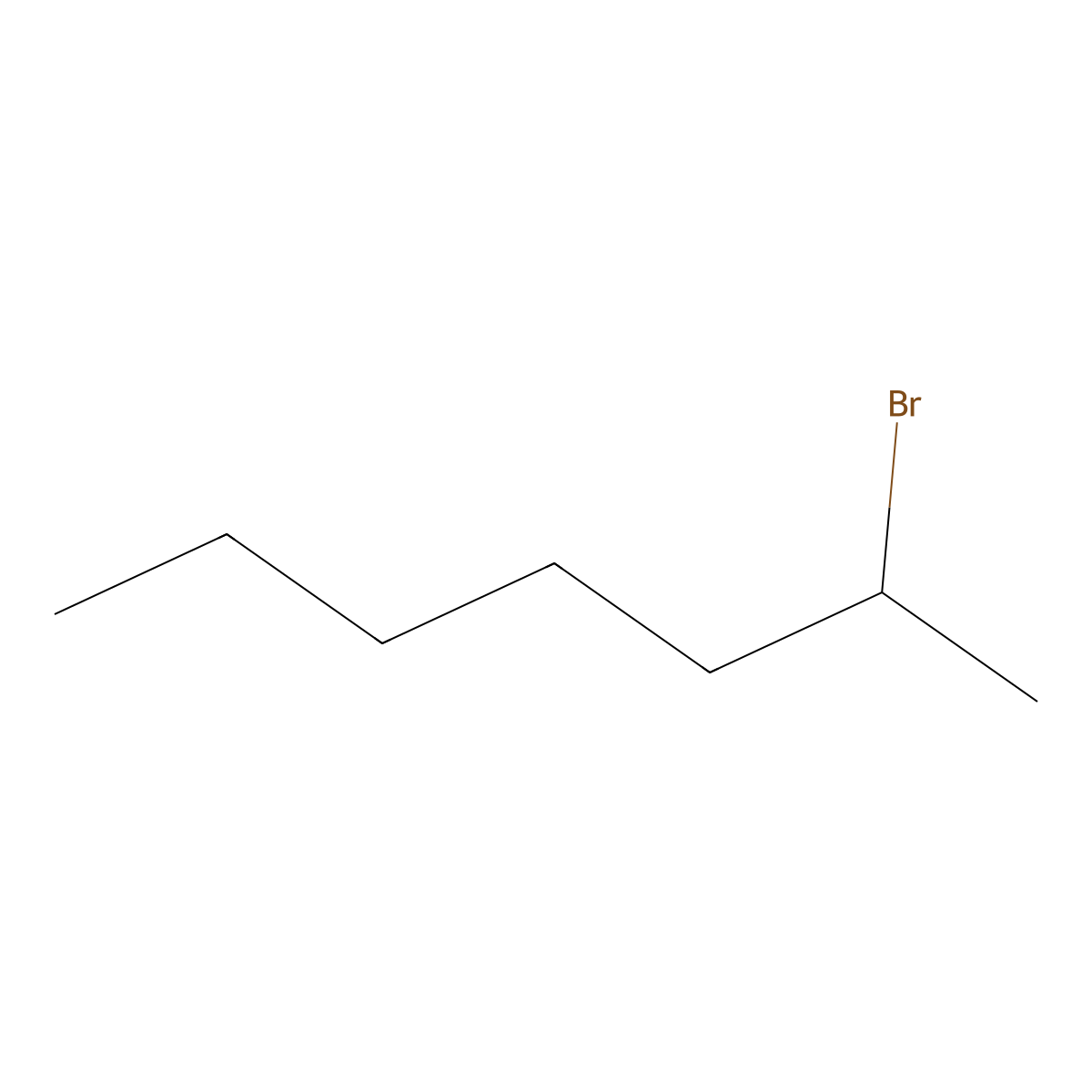 (S)-2-Bromoheptane molecular structure, CAS 1599524-54-5