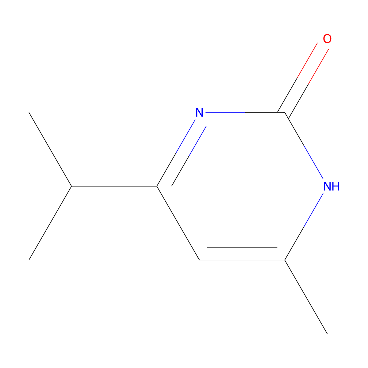 4-Methyl-6-(propan-2-yl)pyrimidin-2-ol molecular structure, CAS 1599548-80-7