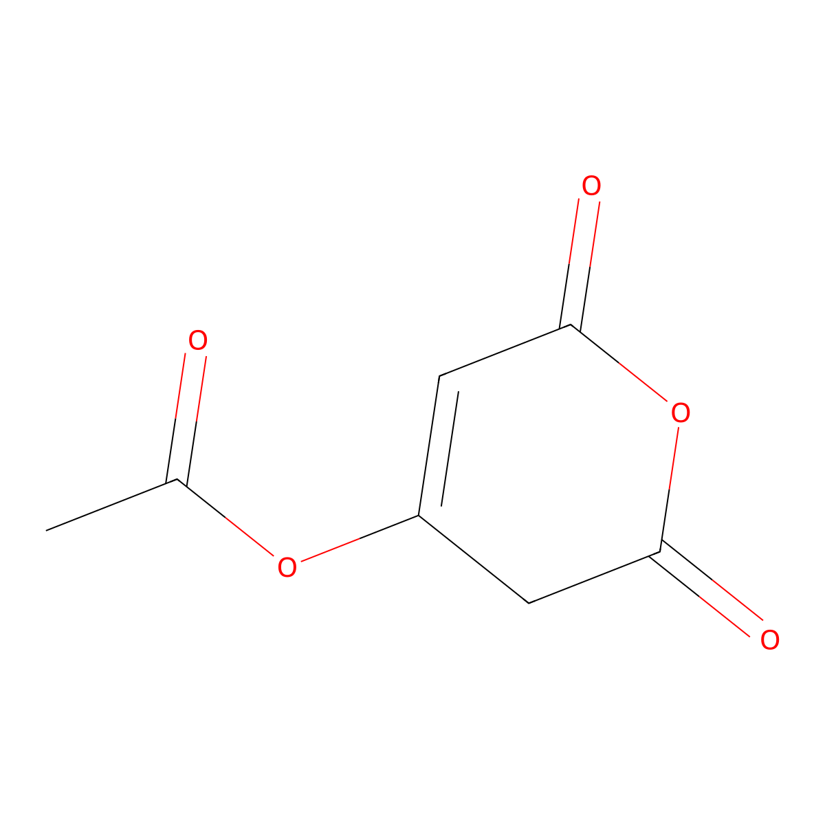 2,6-dioxo-3,6-dihydro-2H-pyran-4-yl acetate molecular structure, CAS 15997-62-3