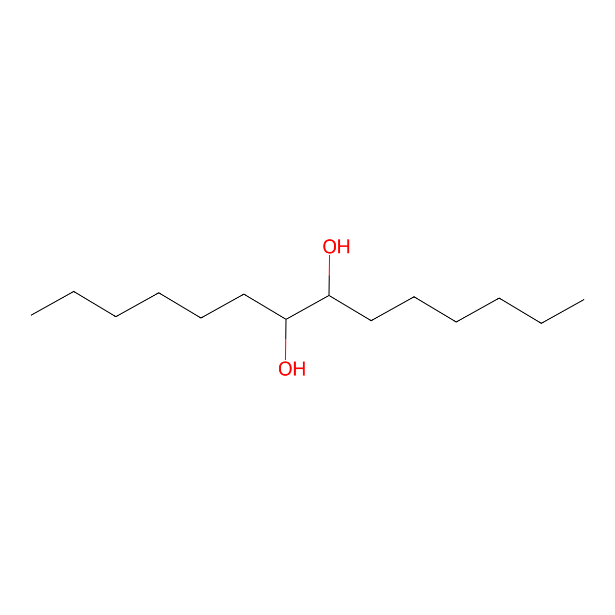 Tetradecane-7,8-diol molecular structure, CAS 16000-65-0