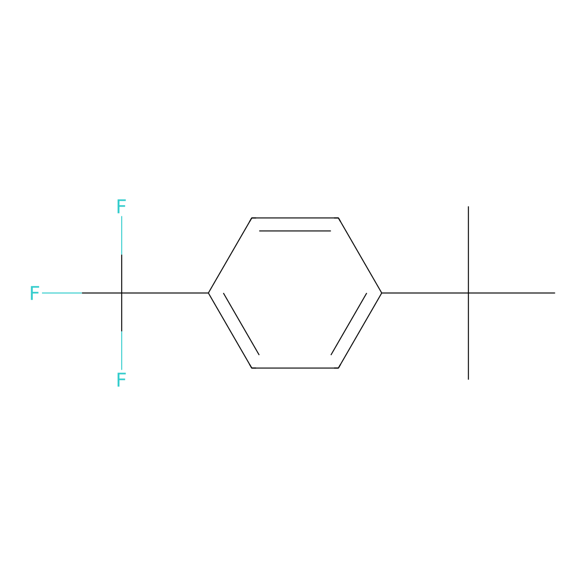 4-tert-Butylbenzotrifluoride molecular structure, CAS 160001-85-4