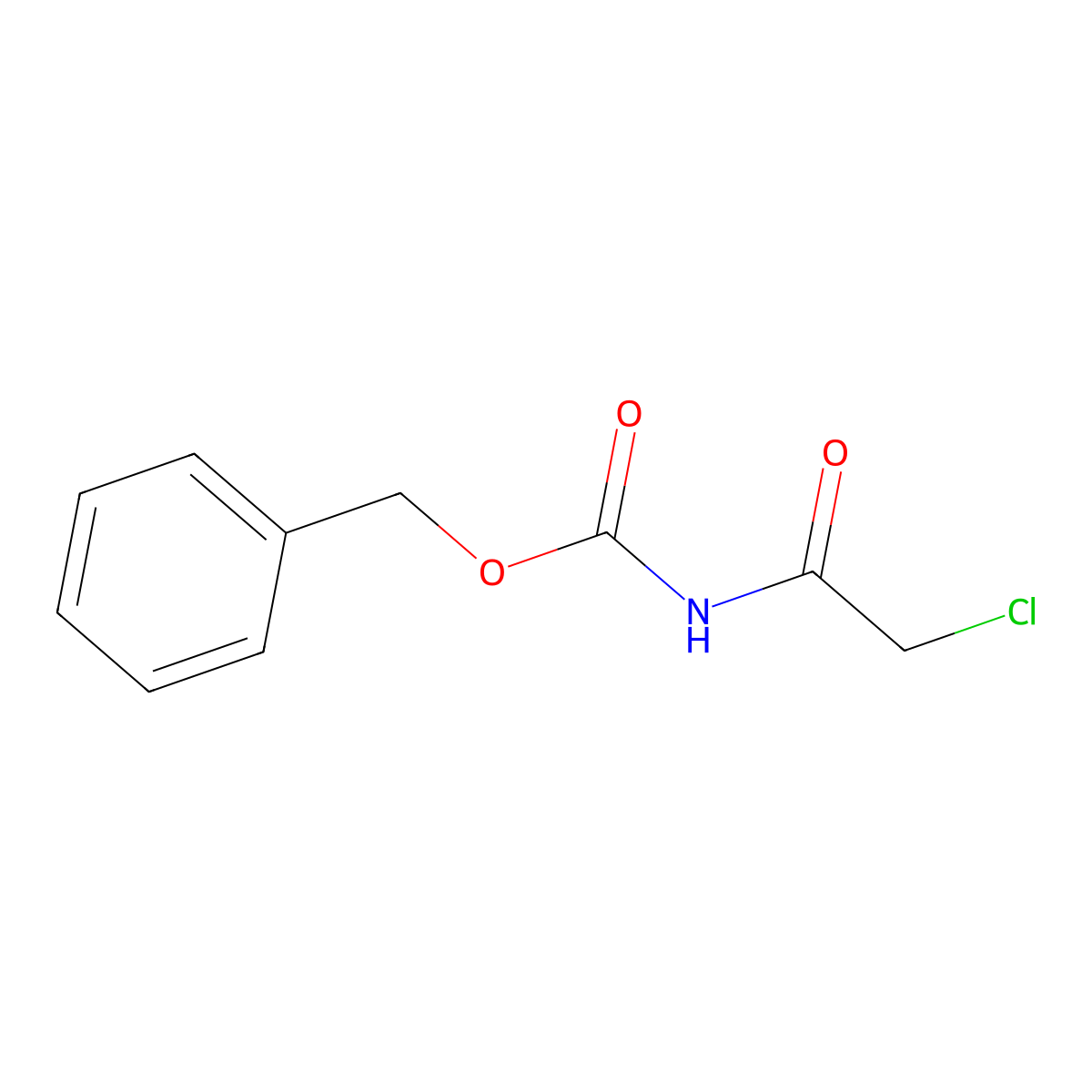 benzyl N-(2-chloroacetyl)carbamate molecular structure, CAS 16001-64-2