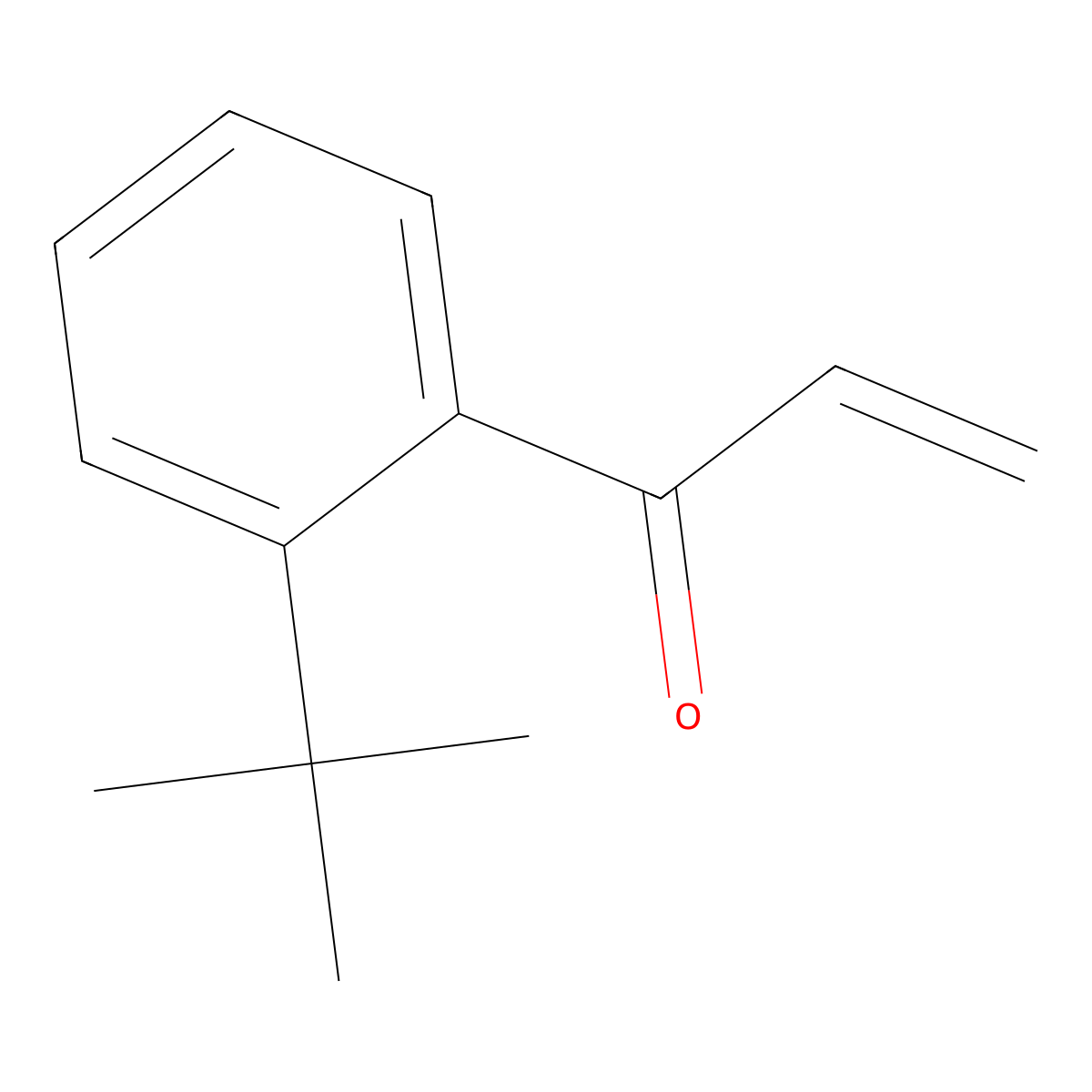 1-(2-Tert-butylphenyl)prop-2-en-1-one molecular structure, CAS 1600166-79-7