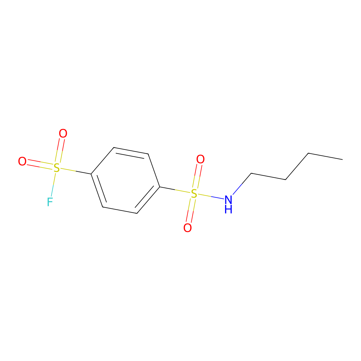 4-(Butylsulfamoyl)benzene-1-sulfonyl fluoride molecular structure, CAS 1600370-65-7