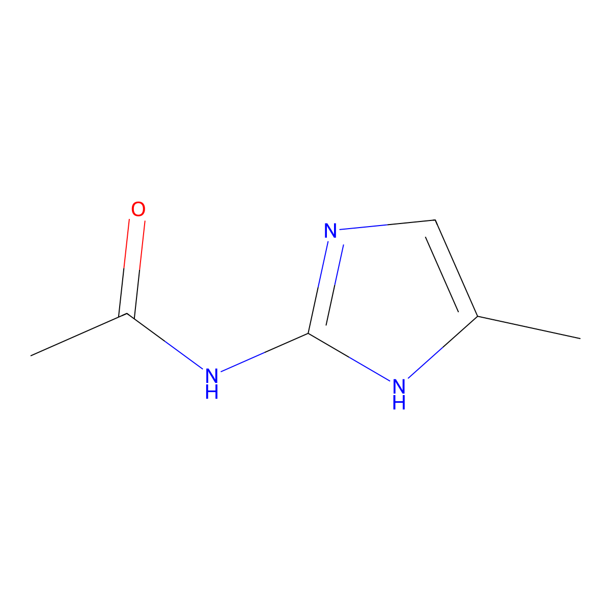 N-(4-Methyl-1H-imidazol-2-yl)-acetamide molecular structure, CAS 160041-61-2