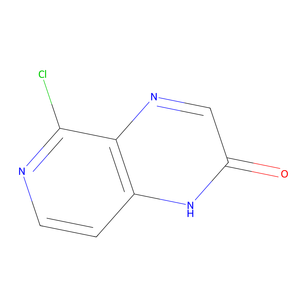 5-Chloropyrido[3,4-b]pyrazin-2(1H)-one molecular structure, CAS 1600511-79-2