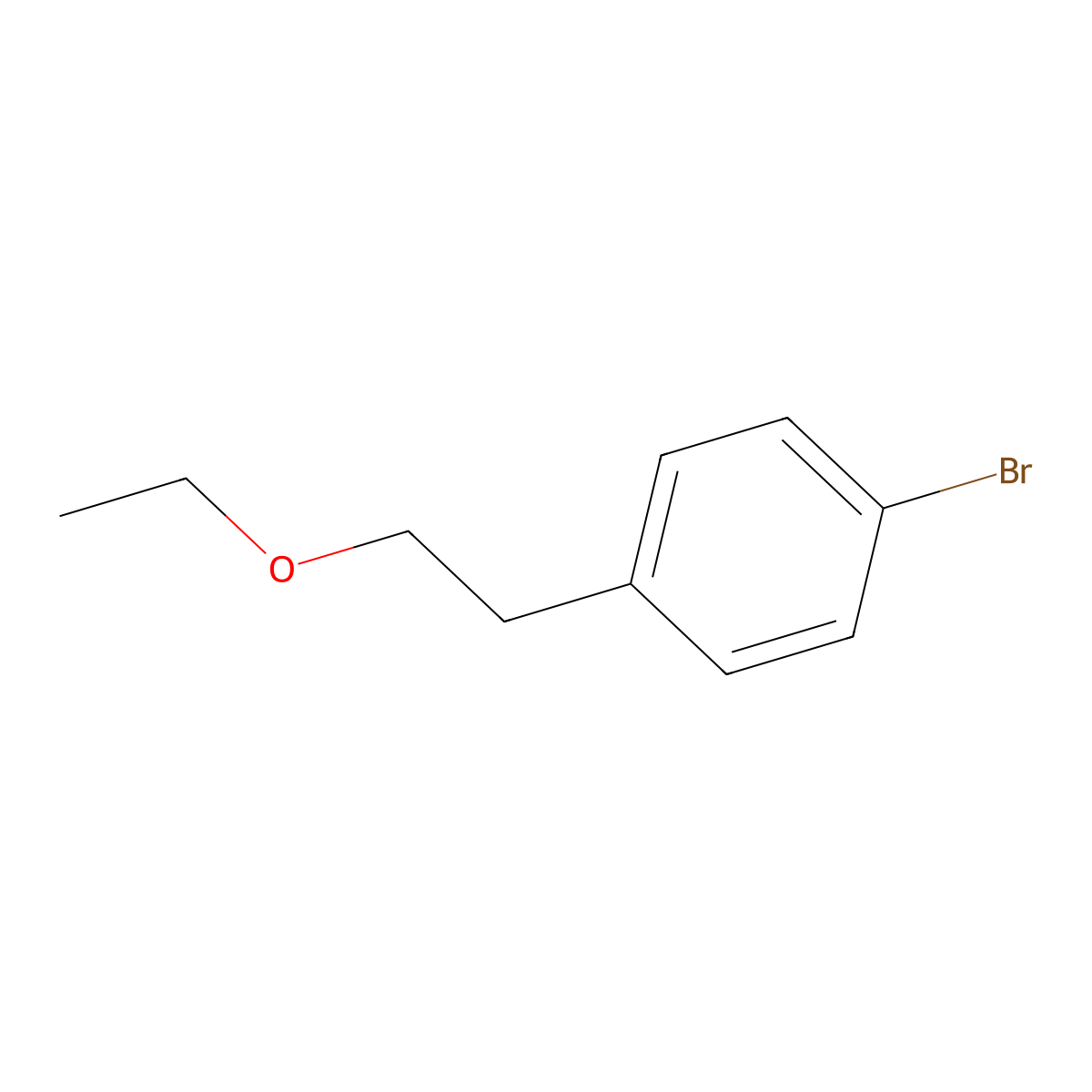 1-Bromo-4-(2-ethoxy-ethyl)-benzene molecular structure, CAS 160061-47-2